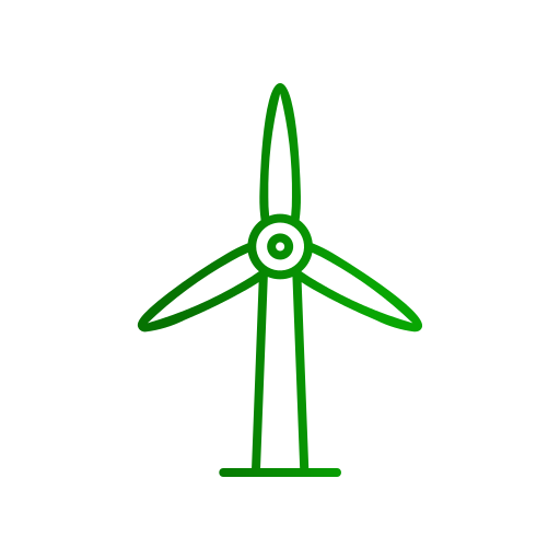 turbina wiatrowa Generic gradient outline ikona