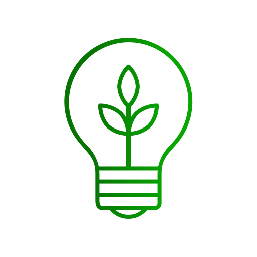 eco-lamp Generic gradient outline icoon