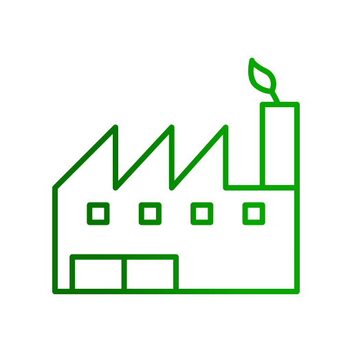 fabriek Generic gradient outline icoon
