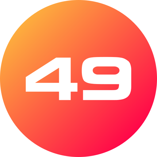 Forty nine Generic gradient fill icon