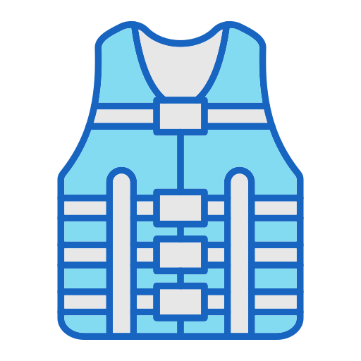 Life Jacket Generic color lineal-color icon