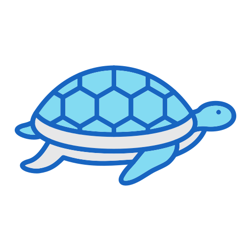 Черепаха Generic color lineal-color иконка