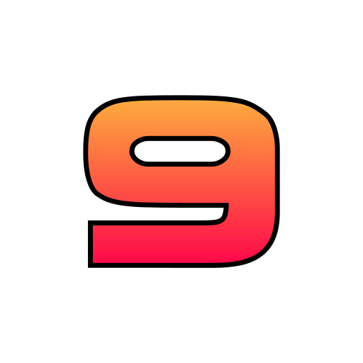 Number 9 Generic gradient lineal-color icon