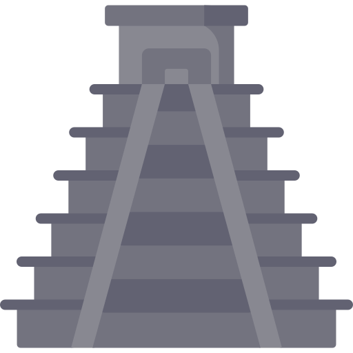 pirámide maya Special Flat icono