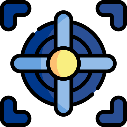 centrum Kawaii Lineal color ikona