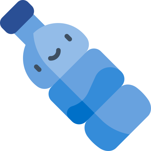 Water bottle Kawaii Flat icon