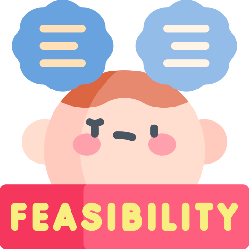 Feasibility Kawaii Flat icon