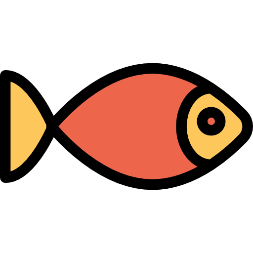 ryba Kiranshastry Lineal Color ikona