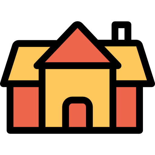 casa Kiranshastry Lineal Color icono