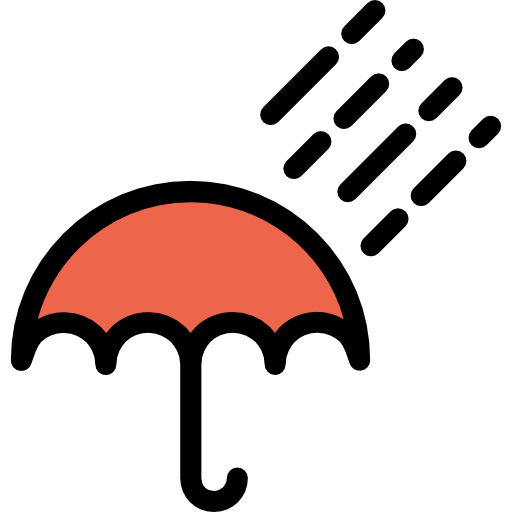 parasol Kiranshastry Lineal Color ikona
