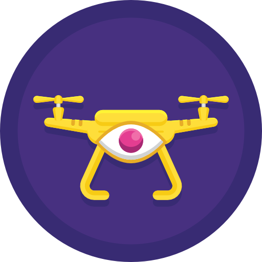 Drone Flaticons.com Lineal icon