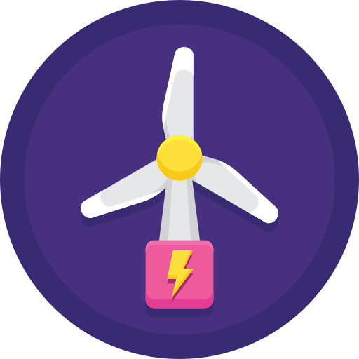 energia eólica Flaticons.com Lineal Ícone