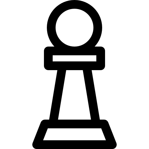 pion Basic Rounded Lineal Icône