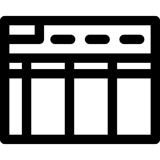 データ表 Basic Rounded Lineal icon
