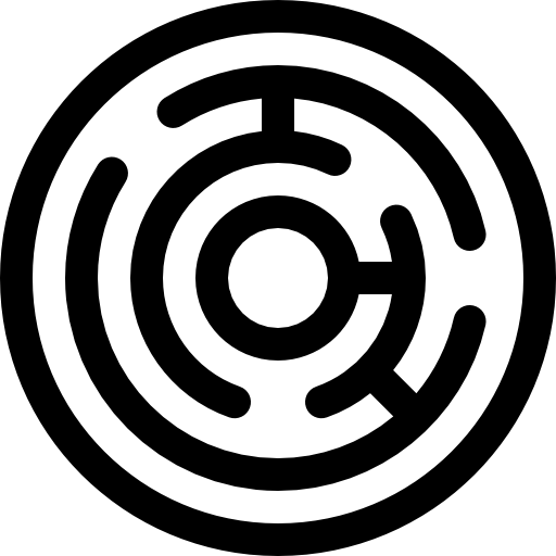 미궁 Basic Rounded Lineal icon