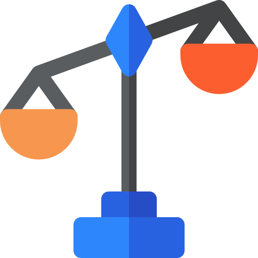 escala Basic Rounded Flat icono