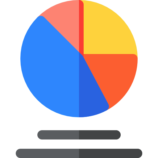 Stadistics Basic Rounded Flat icon