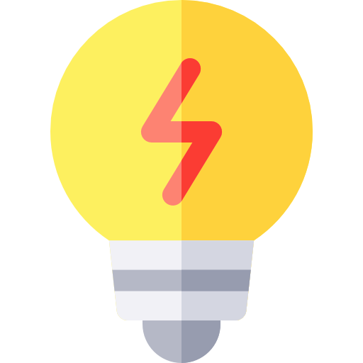 Bulb Basic Rounded Flat icon