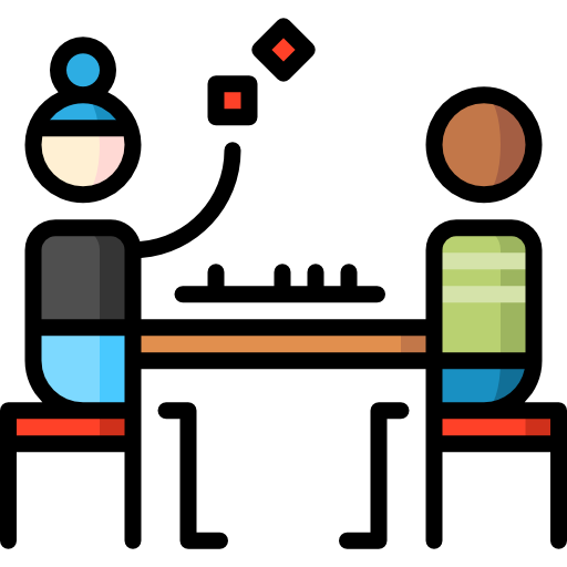 Table games Puppet Characters Lineal Color icon