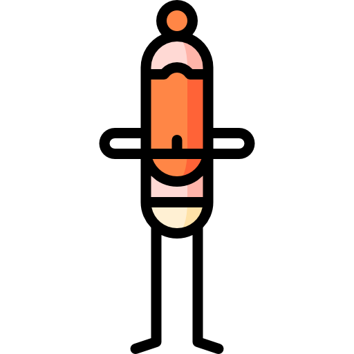 meditation Puppet Characters Lineal Color icon