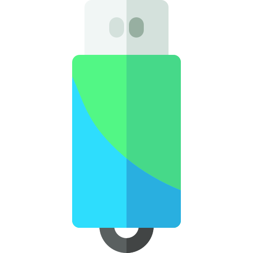 pendrive Basic Rounded Flat icon