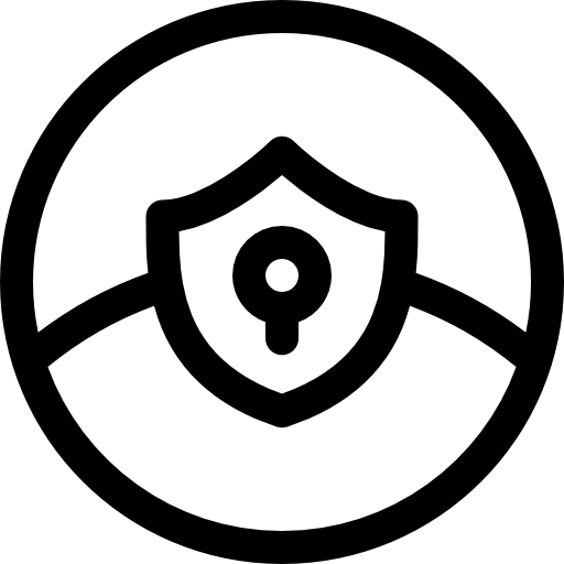 tarcza Basic Rounded Lineal ikona