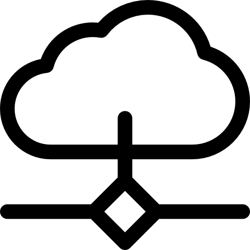 雲 Basic Rounded Lineal icon