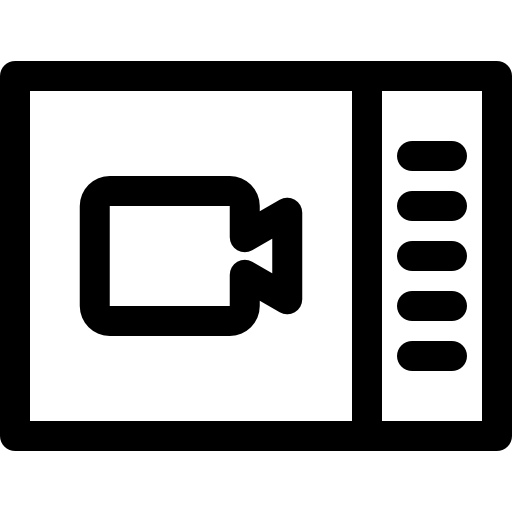 영상 통화 Basic Rounded Lineal icon