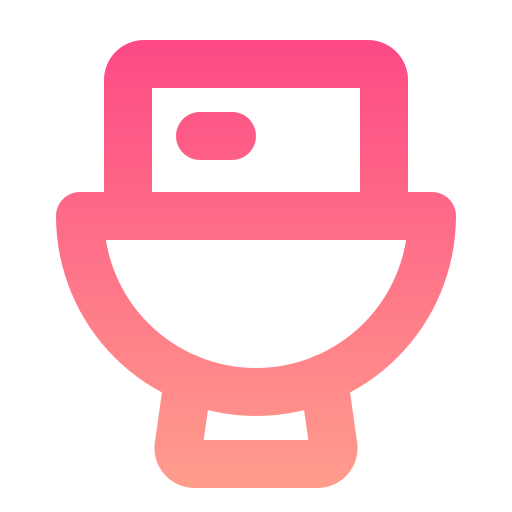 toaleta Generic gradient outline ikona