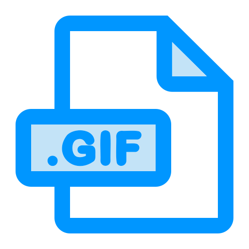 gif-bestandsindeling Generic color lineal-color icoon
