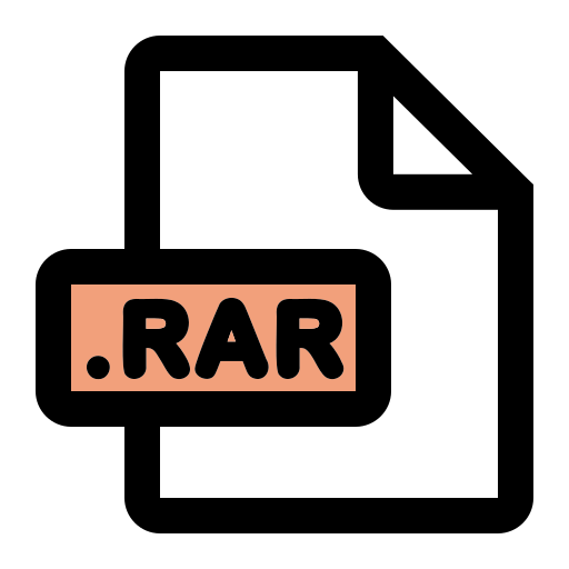 rar-bestandsindeling Generic color lineal-color icoon