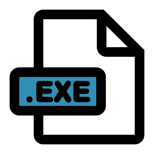 Exe file format Generic color lineal-color icon