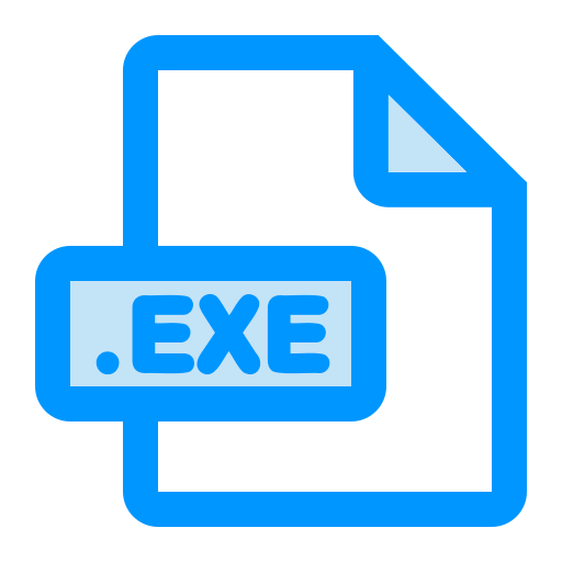 Exe file format Generic color lineal-color icon