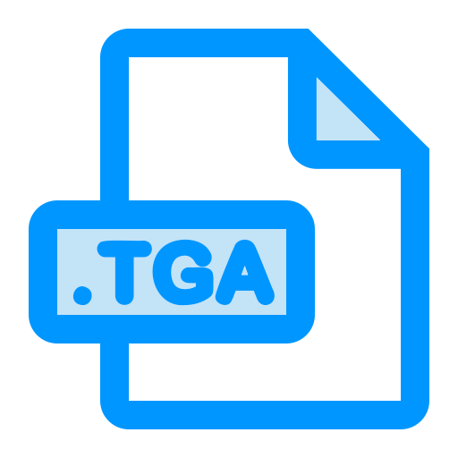 TGA file format Generic color lineal-color icon