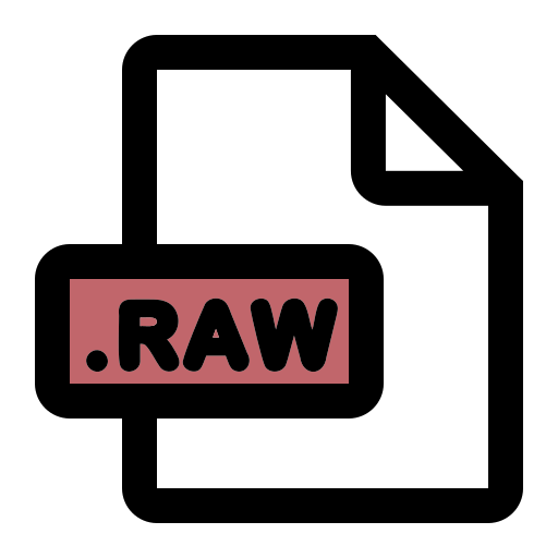 raw-bestandsindeling Generic color lineal-color icoon