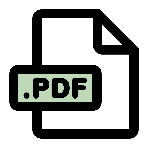 pdfファイル形式 Generic color lineal-color icon