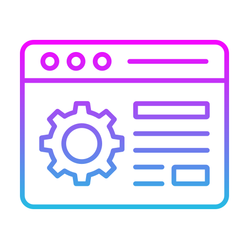User interface Generic gradient outline icon