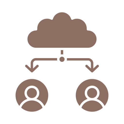 cloud-sharing Generic color fill icon