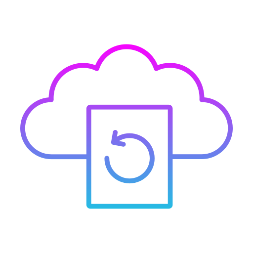 Backup file Generic gradient outline icon