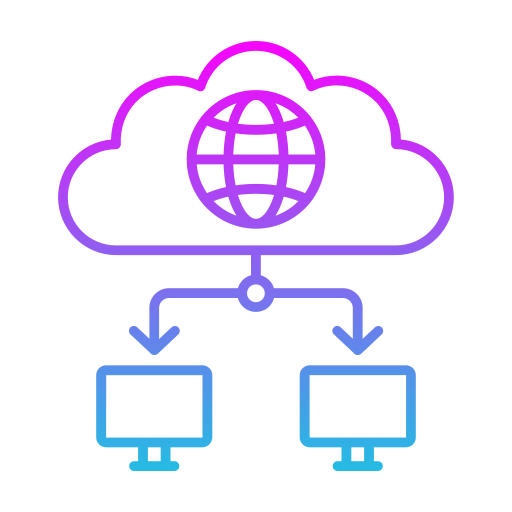 Global Network Generic gradient outline icon