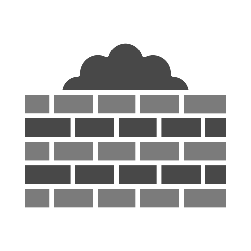 Brick Wall Generic color fill icon