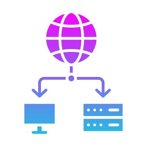 network server Generic gradient fill icon