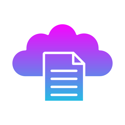 Document Generic gradient fill icon