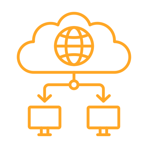 Global Network Generic color outline icon