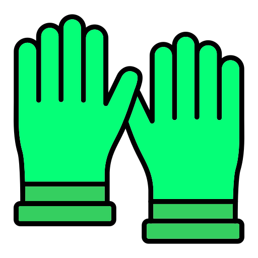 Перчатки для чистки Generic color lineal-color иконка