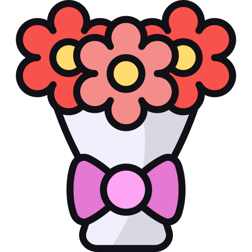 Bouquet Generic color lineal-color icon