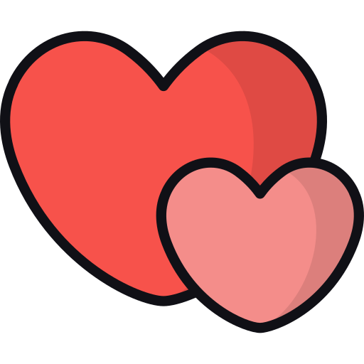 Hearts Generic color lineal-color icon