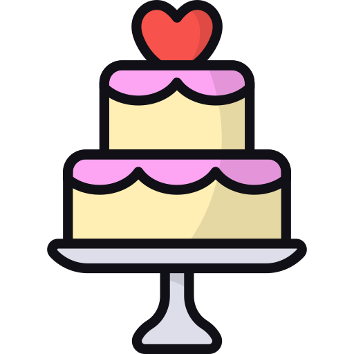 Wedding cake Generic color lineal-color icon