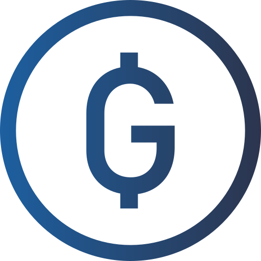 guarani teken Generic gradient outline icoon