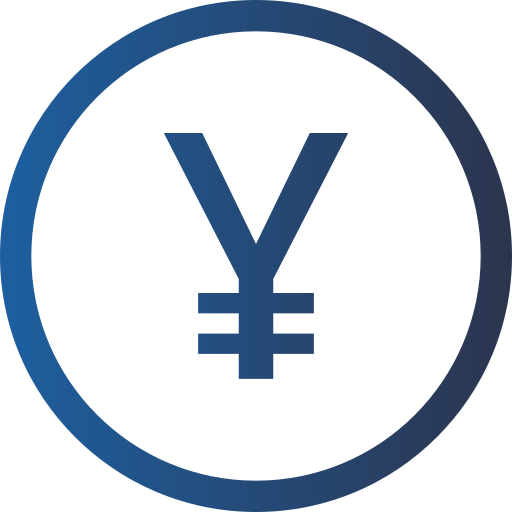 yuan Generic gradient outline icono